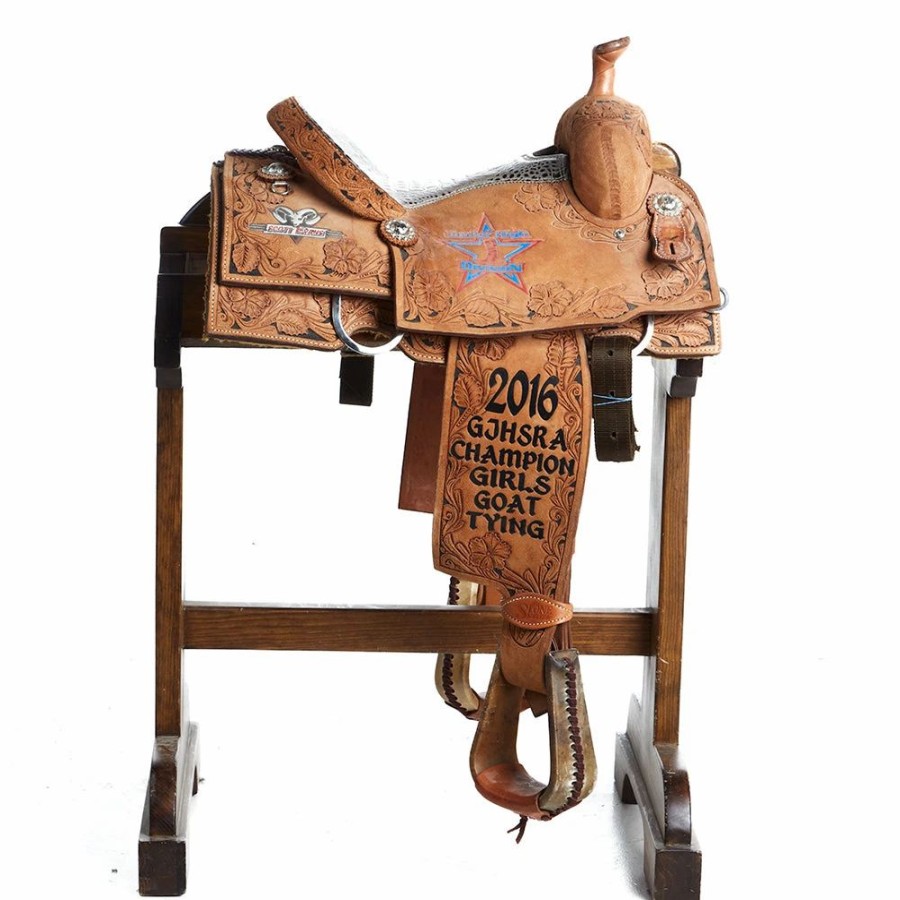 * Nrs Used 13.5In Slone Trophy Calf Roper | Roping Saddles