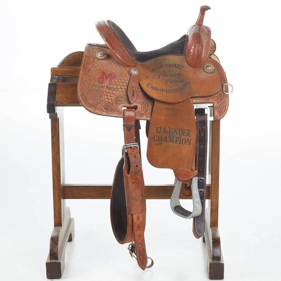 * Nrs Used 13In Martin Crown C Barrel Saddle | Barrel Racing Saddles