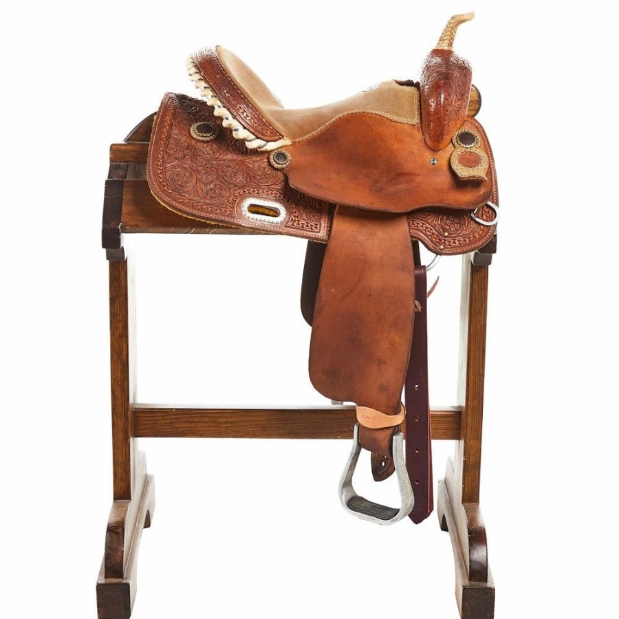 * Nrs Used 14.5In Teskey`S Barrel Saddle | Barrel Racing Saddles