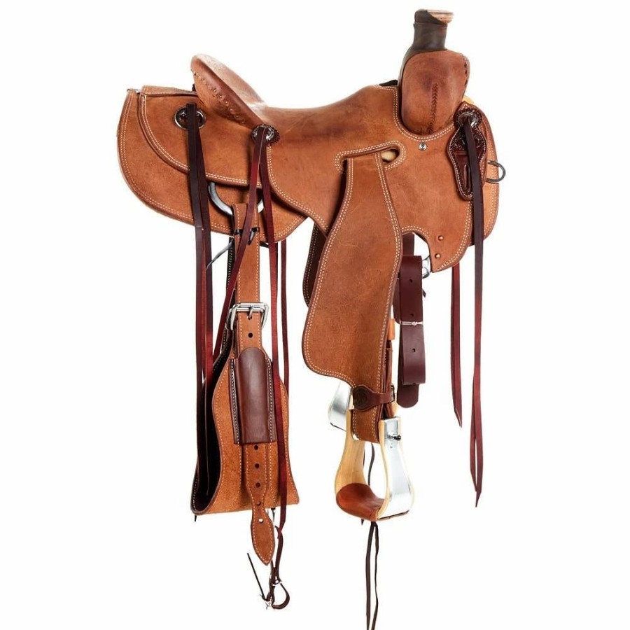 * Nrs Competitors Nrs Competitor Series Heavy Oil Roughout Ranch Roping Saddle | Ranch Saddles