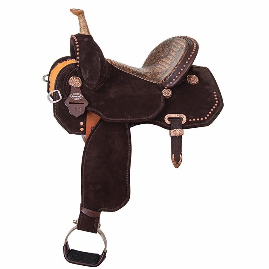 * Circle Y Saddlery Josey-Mitchell Lightweight Lightspeed Barrel Sadde | Barrel Racing Saddles