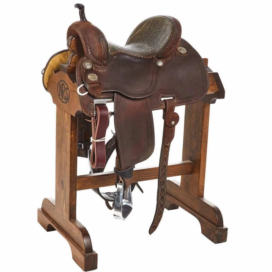 * Nrs Used 14In Martin Crown C Barrel Saddle | Barrel Racing Saddles