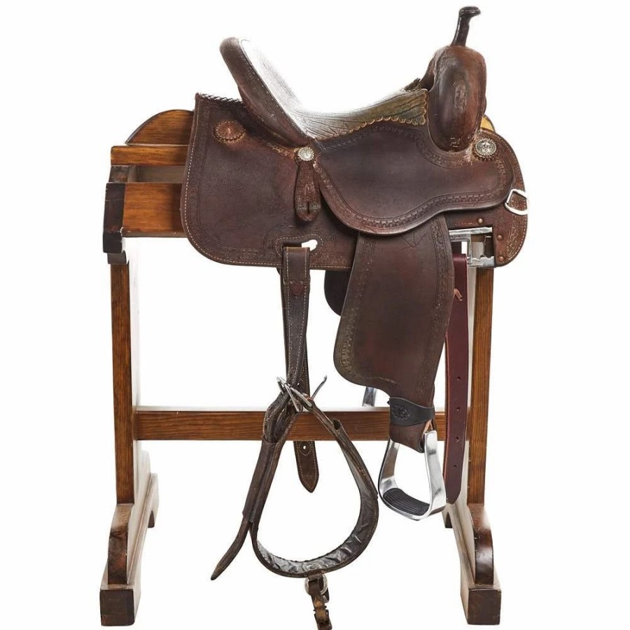 * Nrs Used 14In Martin Crown C Barrel Saddle | Barrel Racing Saddles