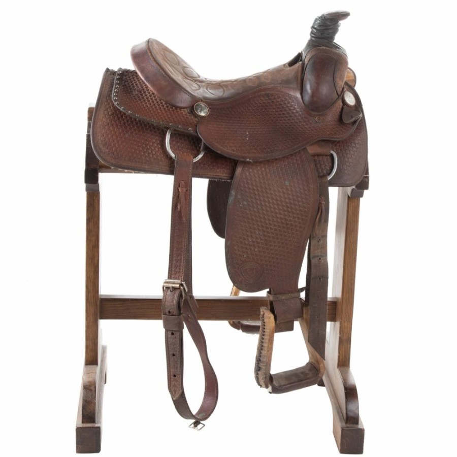 * Nrs Used 15In Hereford Saddlery Team Roper | Roping Saddles