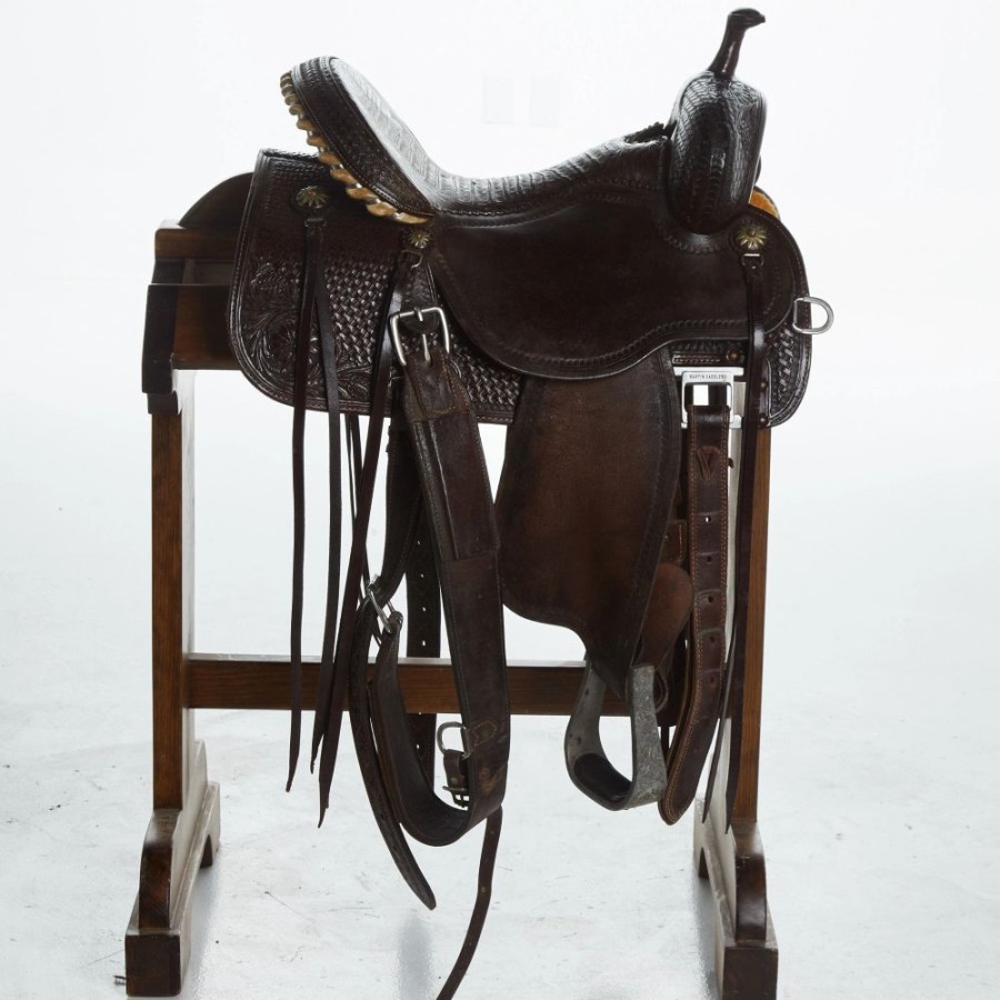 * Nrs Used 15In Martin Crown C Barrel Saddle | Barrel Racing Saddles