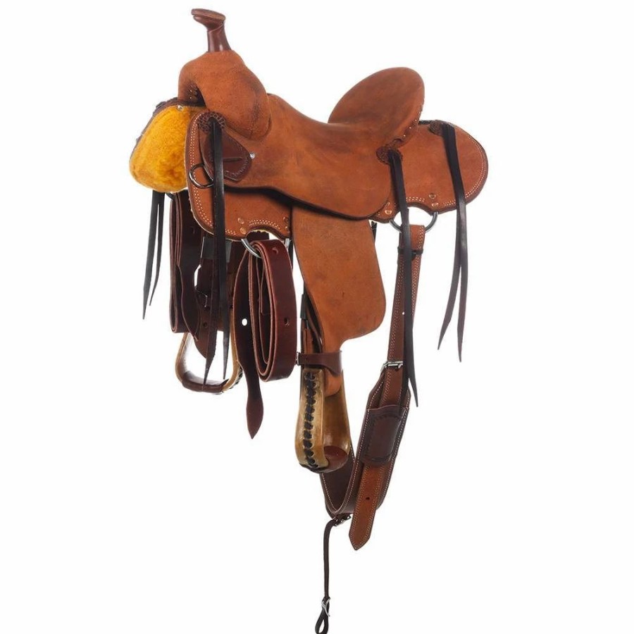 * Nrs Strip Down Ranch Youth Saddle Heavy Oil | Youth Saddles