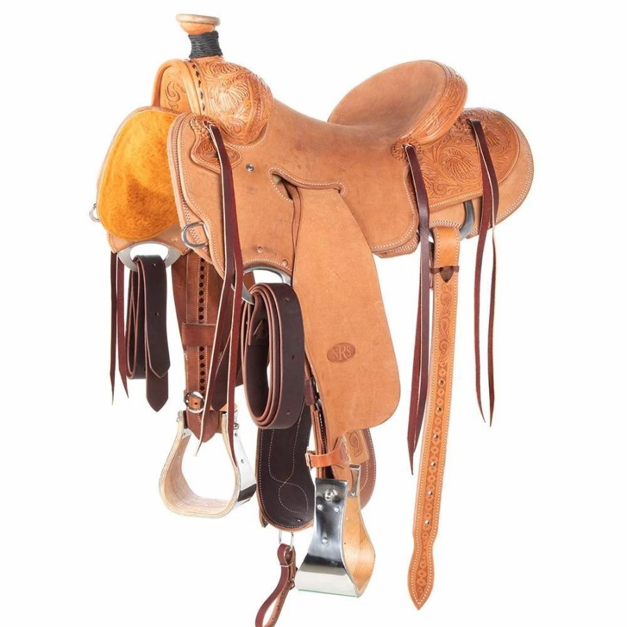 * Nrs 1/4 Breed Seat Rig Low Moose Ranch Roper | Ranch Saddles