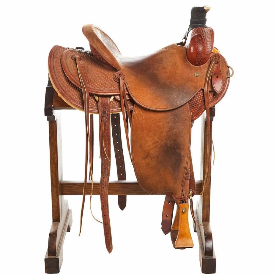 * Nrs Used 15.5In Shawn Kramer Ranch Roper | Ranch Saddles