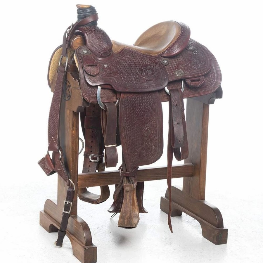 * Nrs Used 14.5In. Reinsman Tyler Magnus Team Roper | Roping Saddles