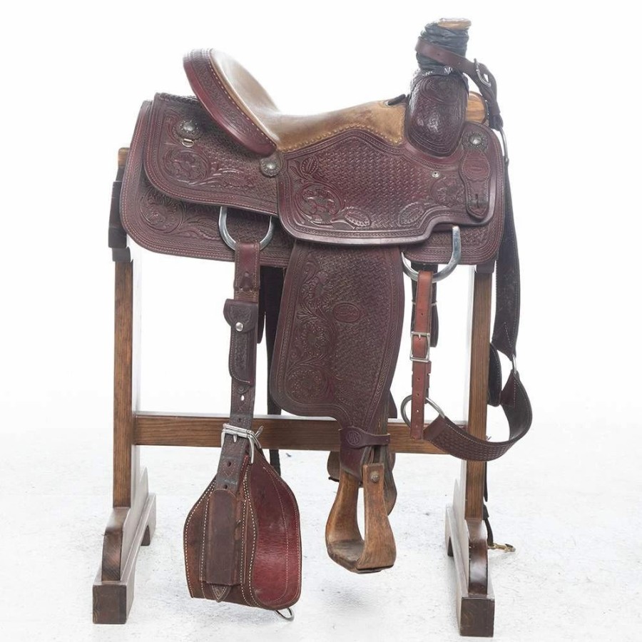 * Nrs Used 14.5In. Reinsman Tyler Magnus Team Roper | Roping Saddles