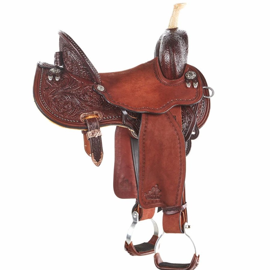 * Circle Y Saddlery Martha Josey Ultimate Cash 14 Inch Barrel Saddle | Barrel Racing Saddles