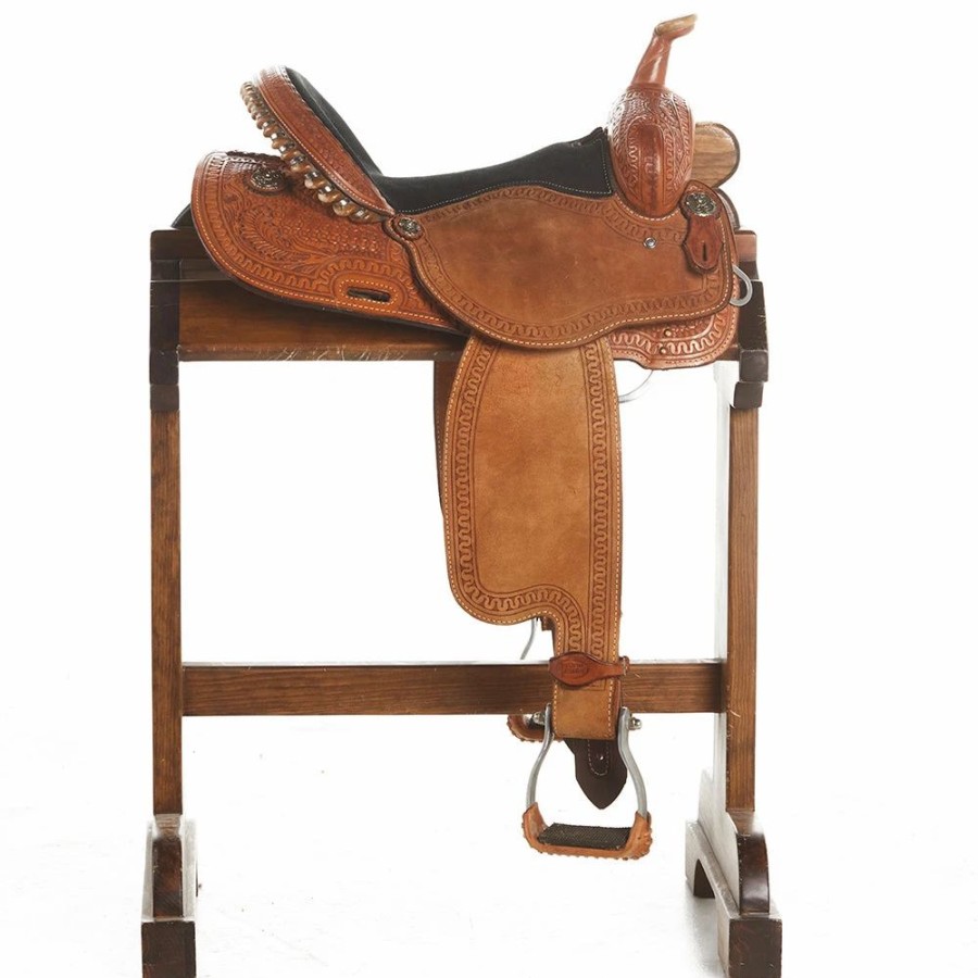 * Nrs Used 14.5In Cactus Charmayne James Barrel Saddle | Barrel Racing Saddles