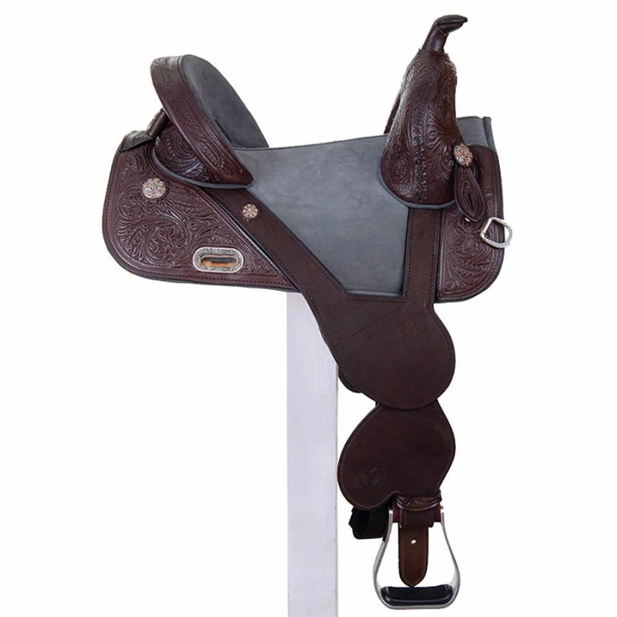 * Circle Y Saddlery 14.5In. Tammy Fischer Treeless Barrel Racer | Barrel Racing Saddles