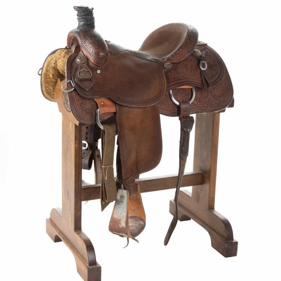 * Nrs Used 15.5In Cactus Clay Cooper Team Roper | Roping Saddles