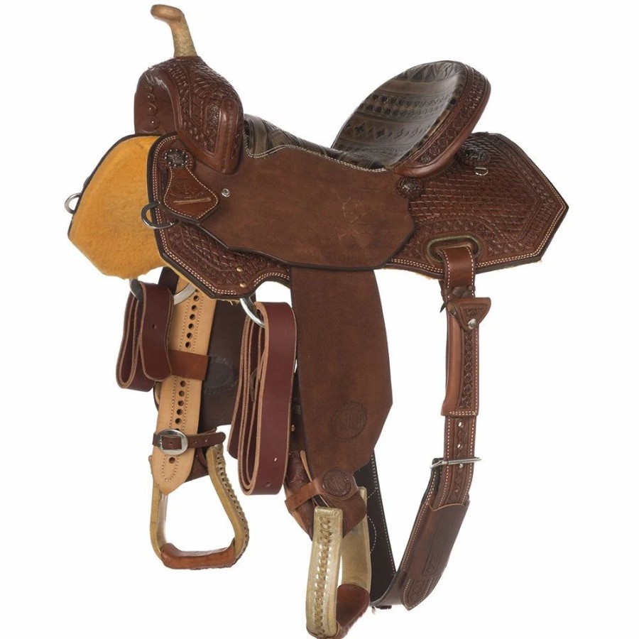 * Nrs Competitors Nrs Competitor Series Chocolate Half Breed Barrel Racing Saddle | Barrel Racing Saddles