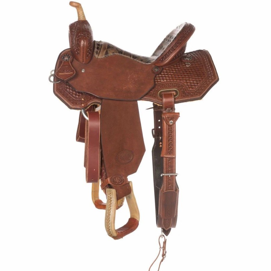 * Nrs Competitors Nrs Competitor Series Chocolate Half Breed Barrel Racing Saddle | Barrel Racing Saddles