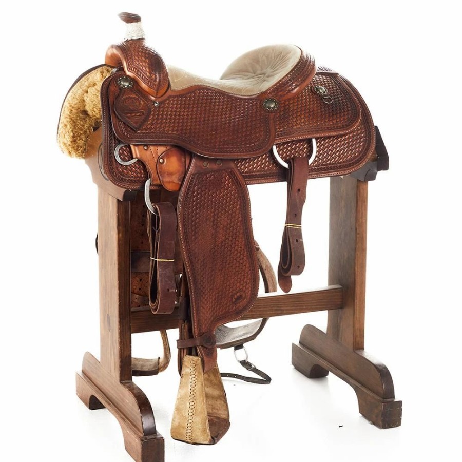 * Nrs Used 15In Coats Calf Roper | Roping Saddles