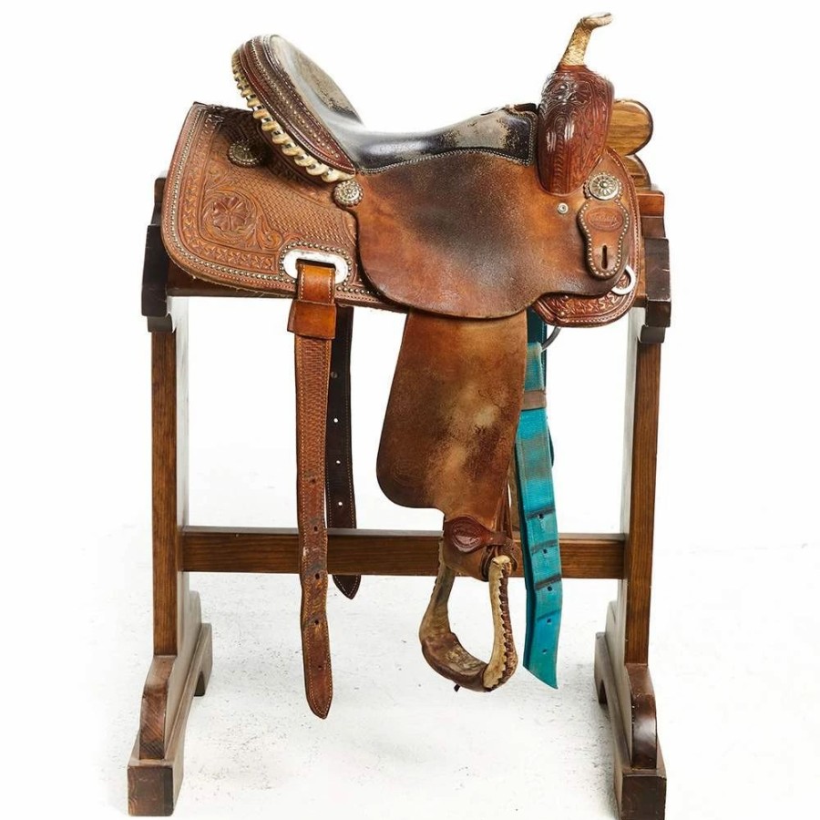 * Nrs Used 14.5In. Teskey`S Barrel Saddle | Barrel Racing Saddles