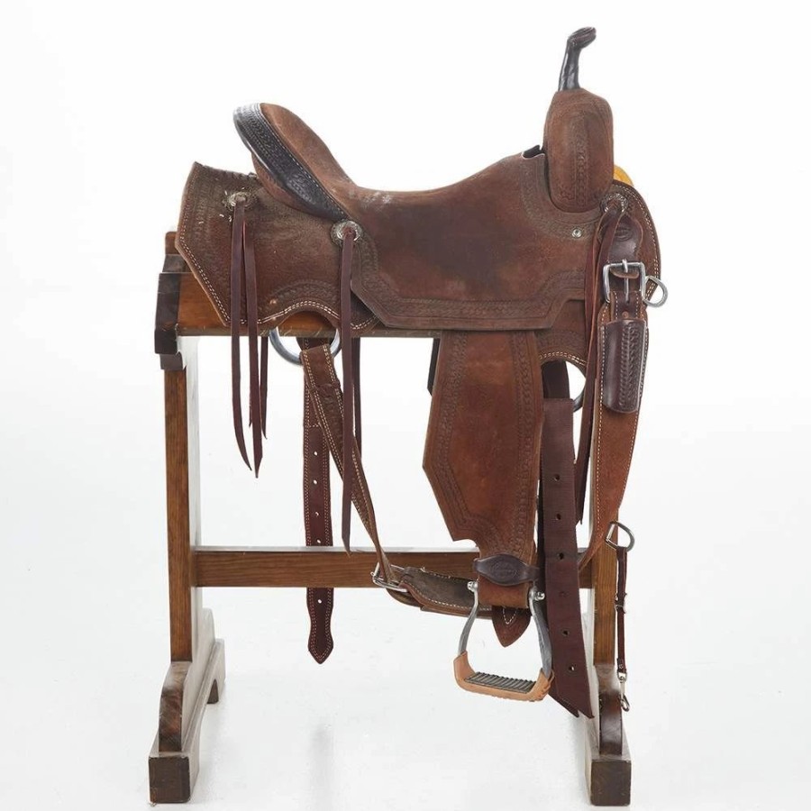 * Nrs Used 16.5In Fort Worth Saddlery Barrel Saddle | Barrel Racing Saddles