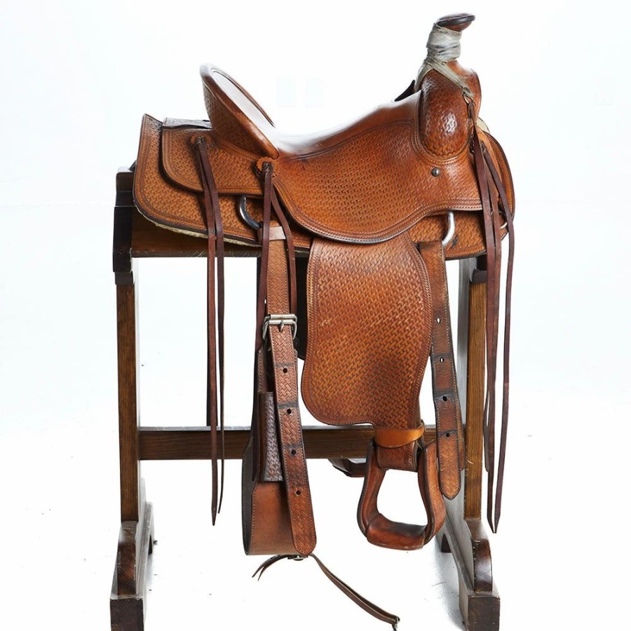 * Nrs Used 15.5In Macpherson Ranch Roper | Ranch Saddles