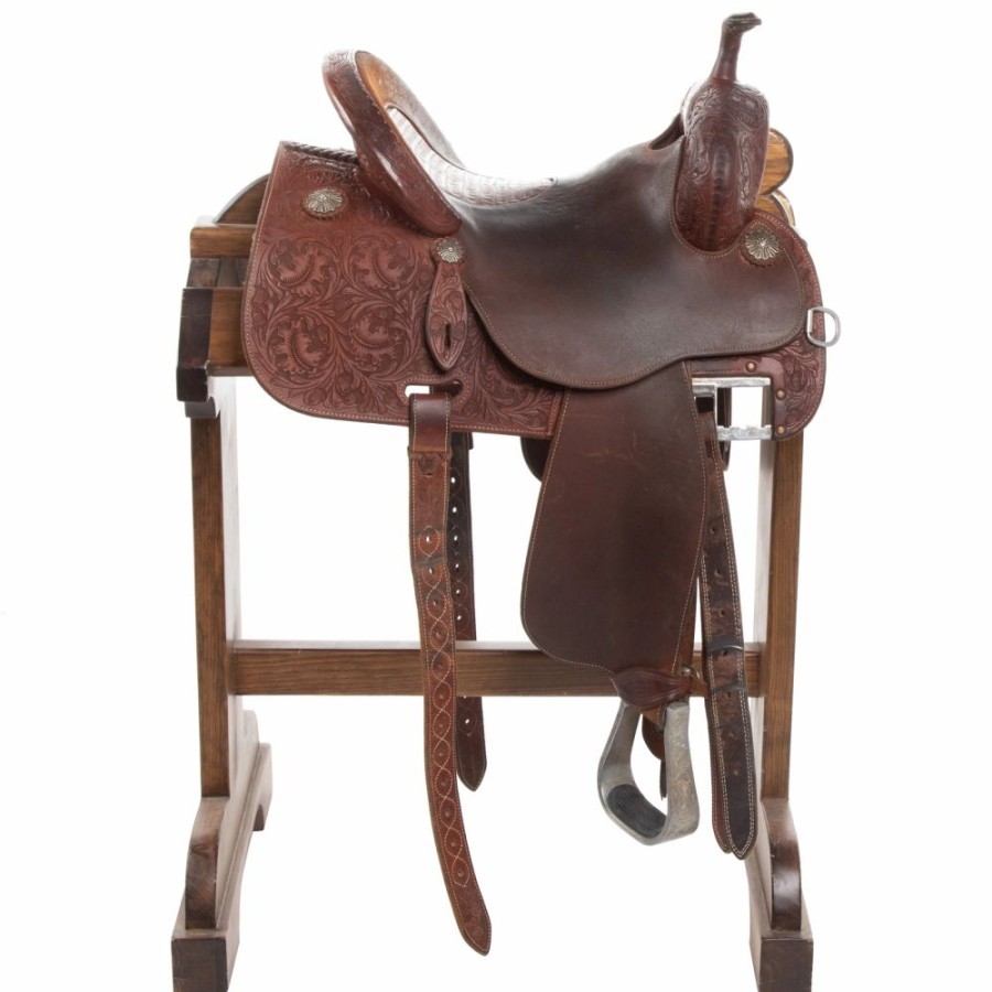 * Nrs Used 14.5In Martin Crown C Barrel Saddle | Barrel Racing Saddles