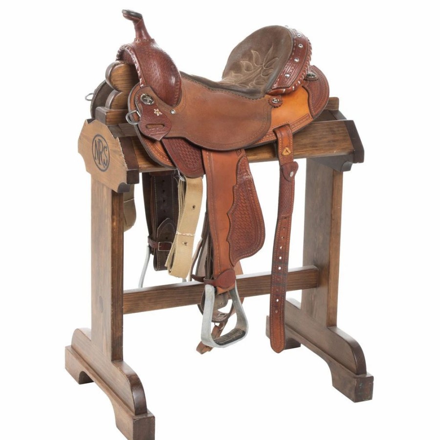 * Nrs Used 13.5In Double J Pozzi Pro Barrel Saddle | Barrel Racing Saddles