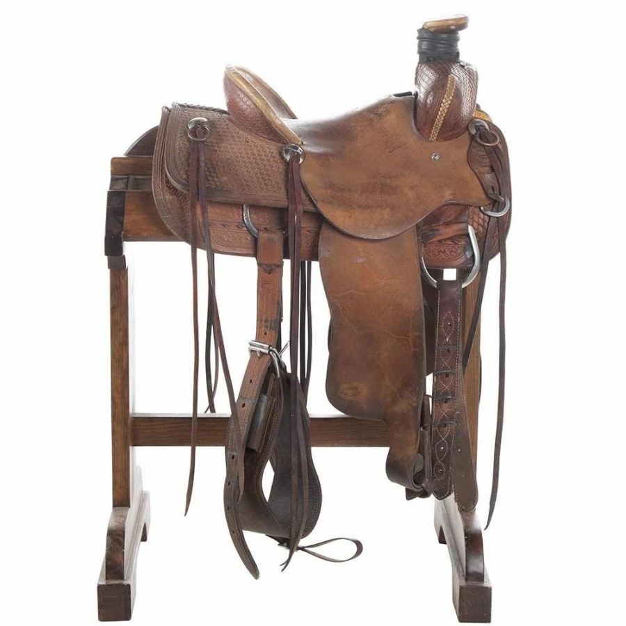 * Nrs Used 14In Teskeys Ranch Roper | Ranch Saddles