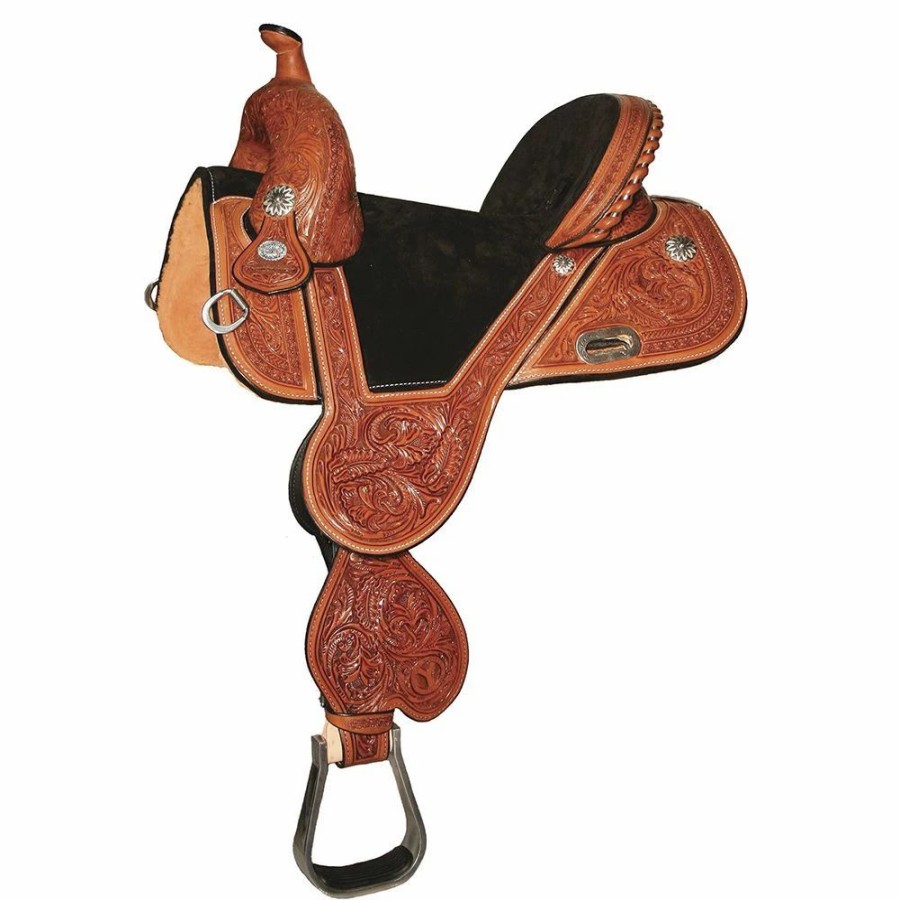 * Circle Y Saddlery Tammy Fischer Daisy Treeless Barrel Saddle | Barrel Racing Saddles