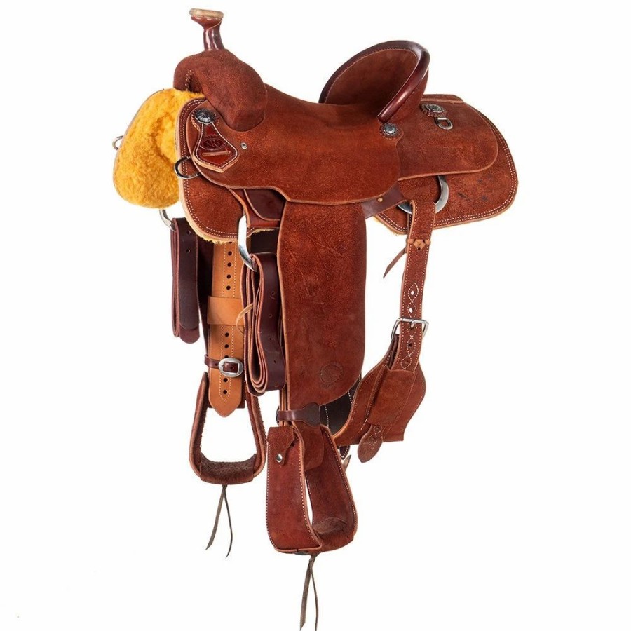 * Nrs Competitors Nrs Competitor Series Chestnut Roughout With A Pencil Roll Team Roper | Roping Saddles