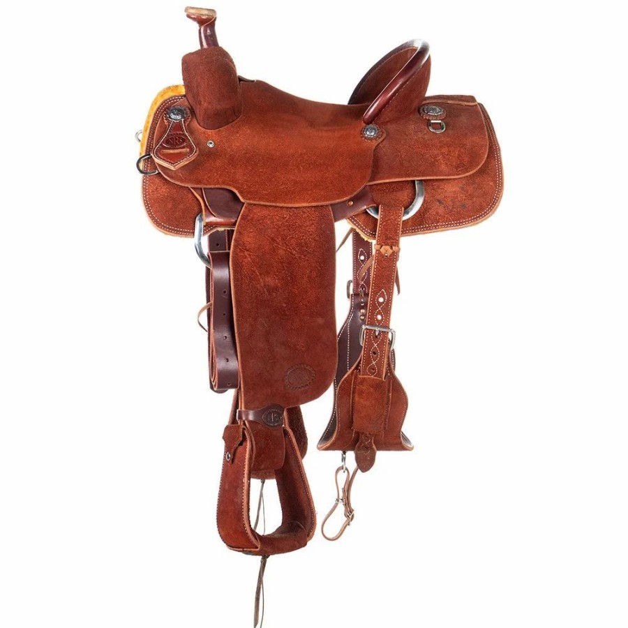 * Nrs Competitors Nrs Competitor Series Chestnut Roughout With A Pencil Roll Team Roper | Roping Saddles