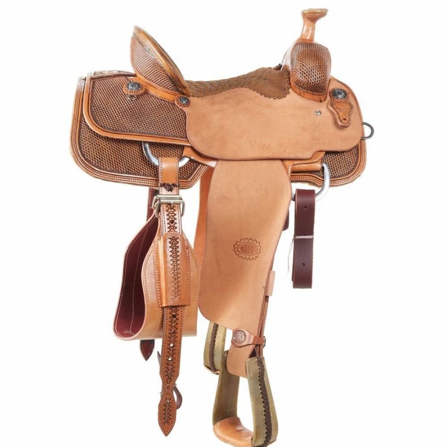 * Nrs Competitors Nrs 1/2 Breed Baby Basket Antique Team Roping Saddle | Roping Saddles