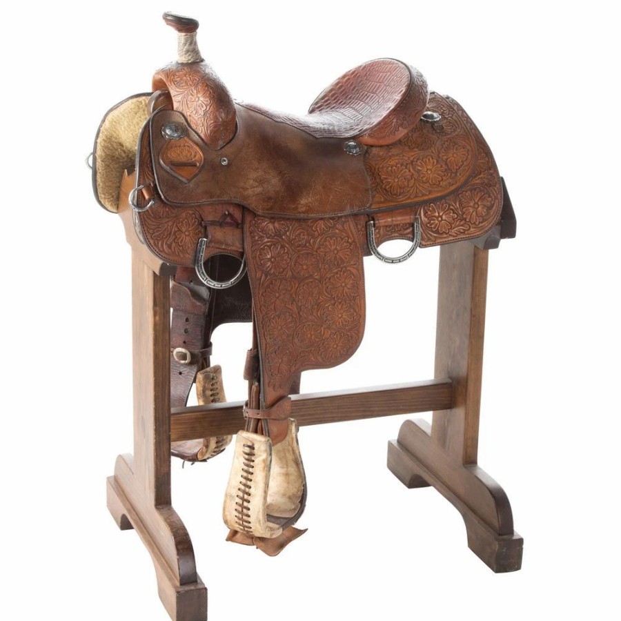 * Nrs Used 14.5In Flying J Saddlery Calf Roper | Roping Saddles