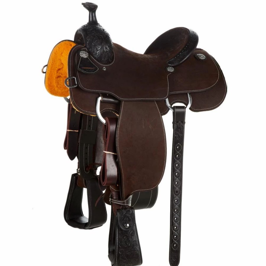 * Martin Saddlery Chocolate 1/8 Breed Team Roper | Roping Saddles