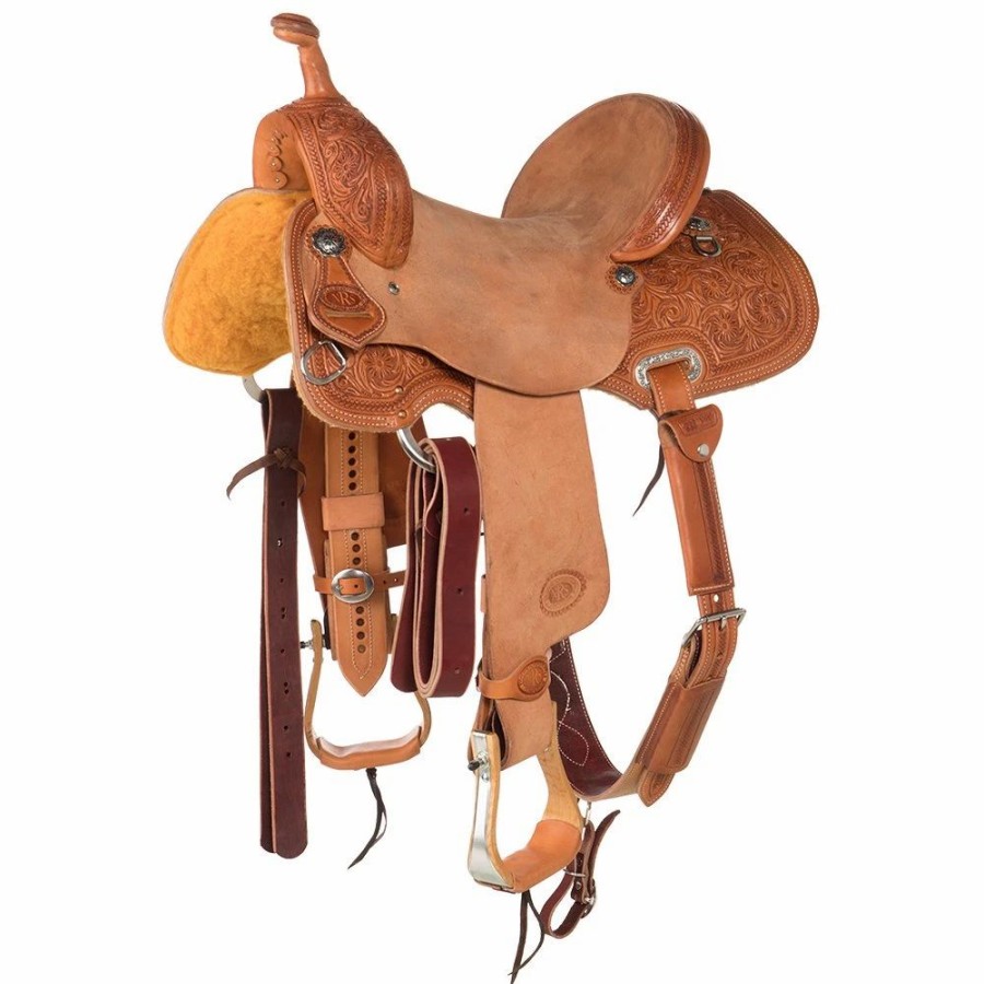 * Nrs Competitors Nrs Competitor 1/2 Breed Sunflower Barrel Saddle | Barrel Racing Saddles