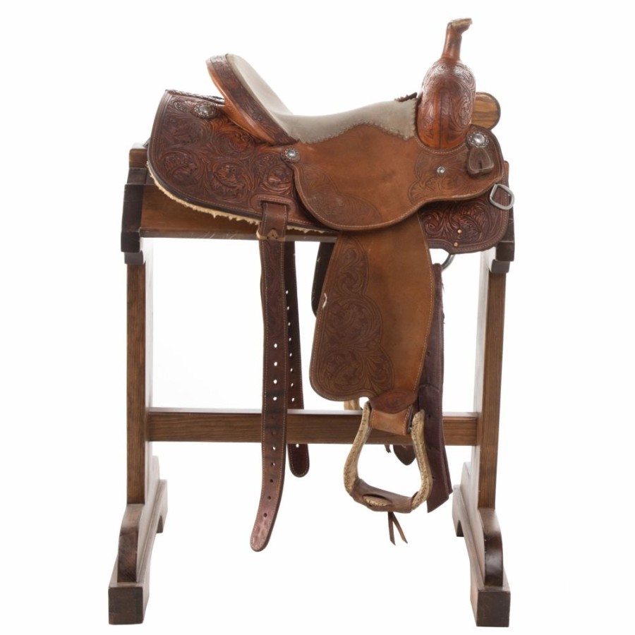 * Nrs Used 14In Cactus Barrel Racer | Barrel Racing Saddles