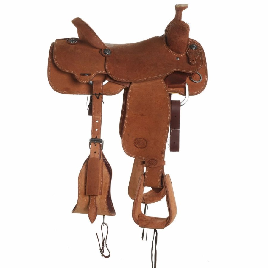 * Nrs Competitors Roughout Team Roper With Double Stitched Border | Roping Saddles