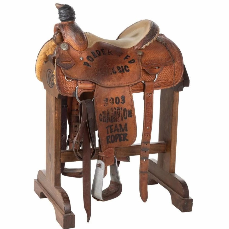 * Nrs Used 15.5In Cowboy Classic Trophy Team Roper | Roping Saddles