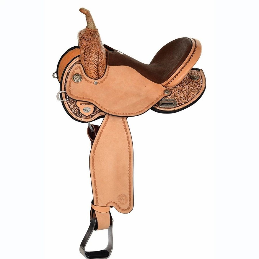 * Circle Y Saddlery Kelly Kaminski Swift Flex2 Barrel Saddle | Barrel Racing Saddles