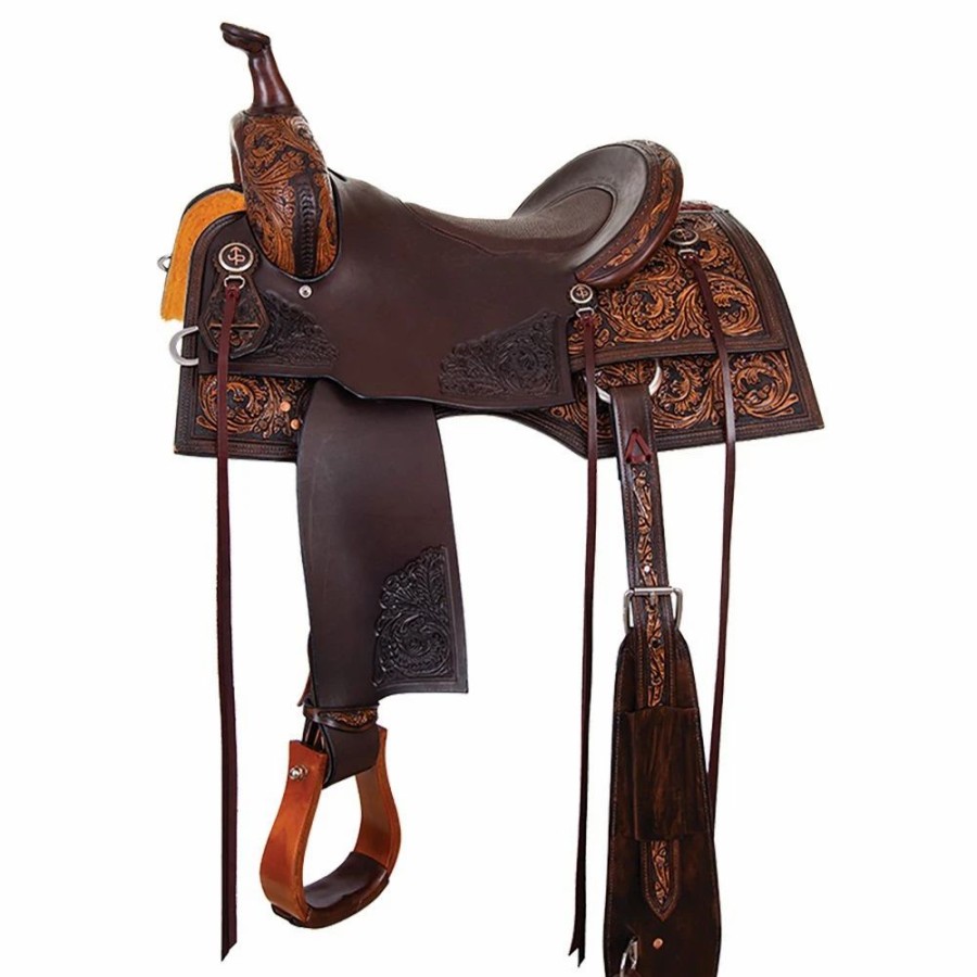 * Circle Y Saddlery Circle Y 16In. Cody Crow Versatility Saddle | Ranch Saddles