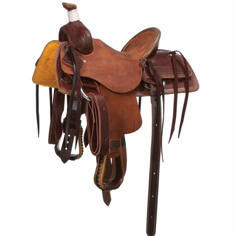 * Nrs Youth Ranch Roper With Pencil Roll Saddle | Youth Saddles