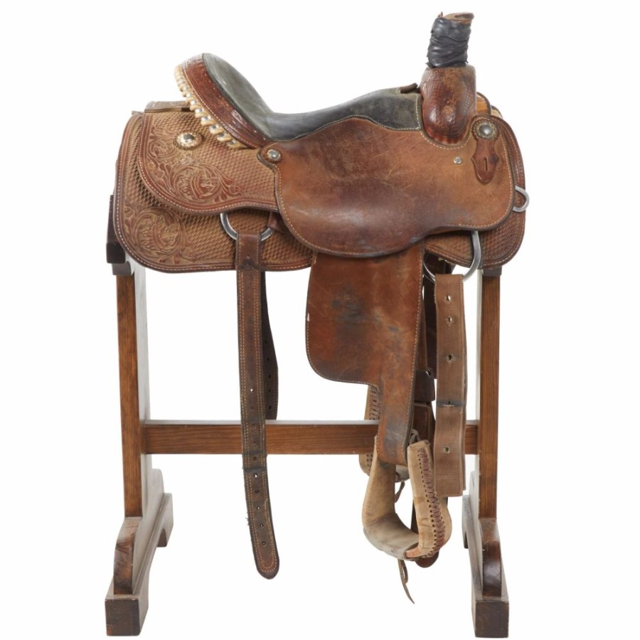 * Nrs Used 15.5In Cactus Team Roper | Roping Saddles