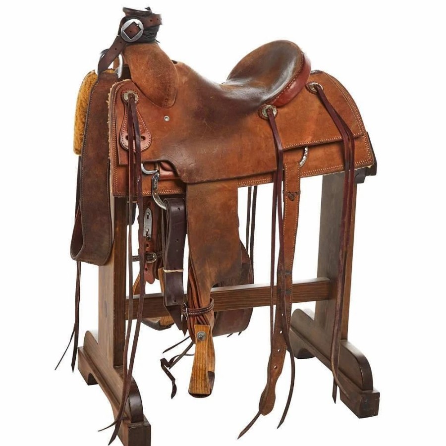 * Nrs Used 14In Goldline Saddlery Team Roper | Roping Saddles