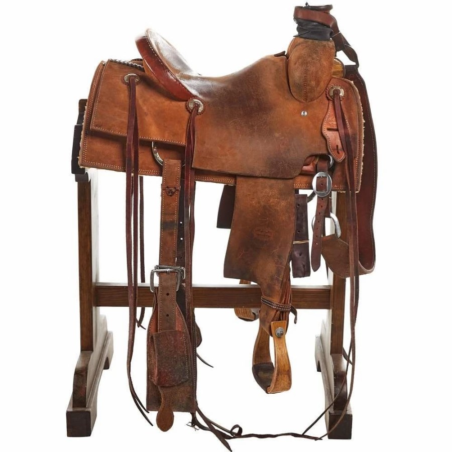 * Nrs Used 14In Goldline Saddlery Team Roper | Roping Saddles