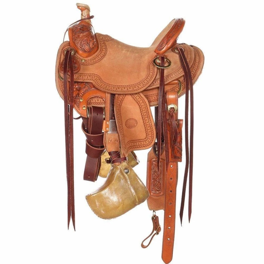 * Sheridan Flower 1/3 Breed Youth Saddle | Youth Saddles