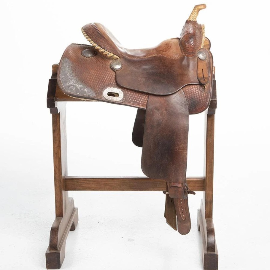 * Nrs Used 14.5In. Silver Mesa Barrel Racer | Barrel Racing Saddles