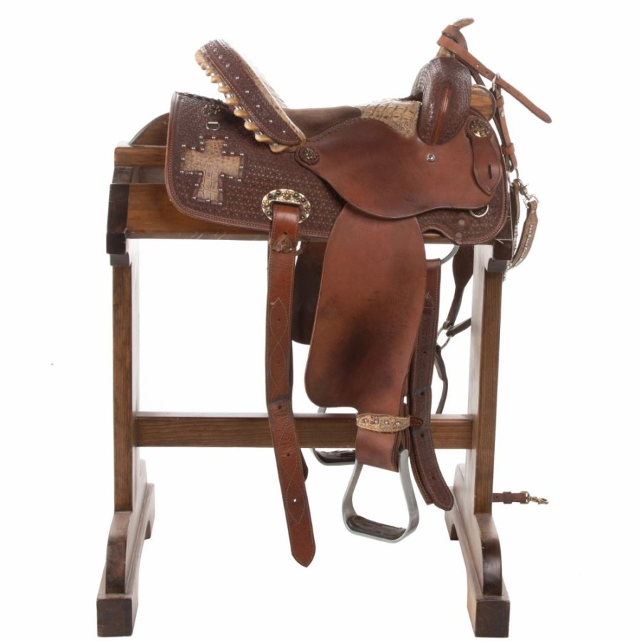 * Nrs Used 14In Alamo Saddlery Barrel Saddle | Barrel Racing Saddles