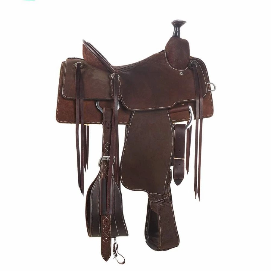 * Martin Saddlery Martin Saddlery Chocolate Hard Seat Team Roper | Roping Saddles