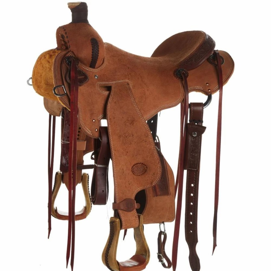 * Nrs Competitors Heavy Oil Roughout Strip Down Will James Low Cantle Ranch Roper Saddle | Ranch Saddles