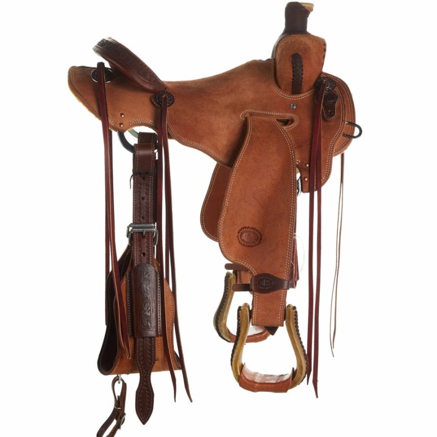 * Nrs Competitors Heavy Oil Roughout Strip Down Will James Low Cantle Ranch Roper Saddle | Ranch Saddles