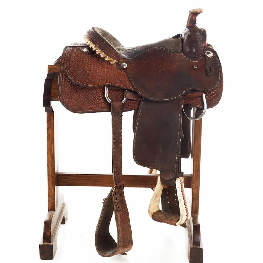 * Nrs Used 15In Cactus Team Roper | Roping Saddles